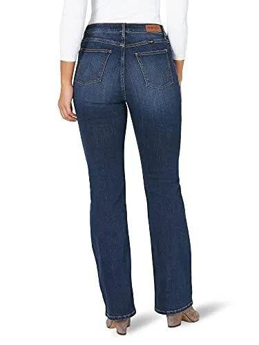 Wrangler womens High Rise True Straight Fit Jeans, Stockton, 12 1 US - Bona Fide Fashion