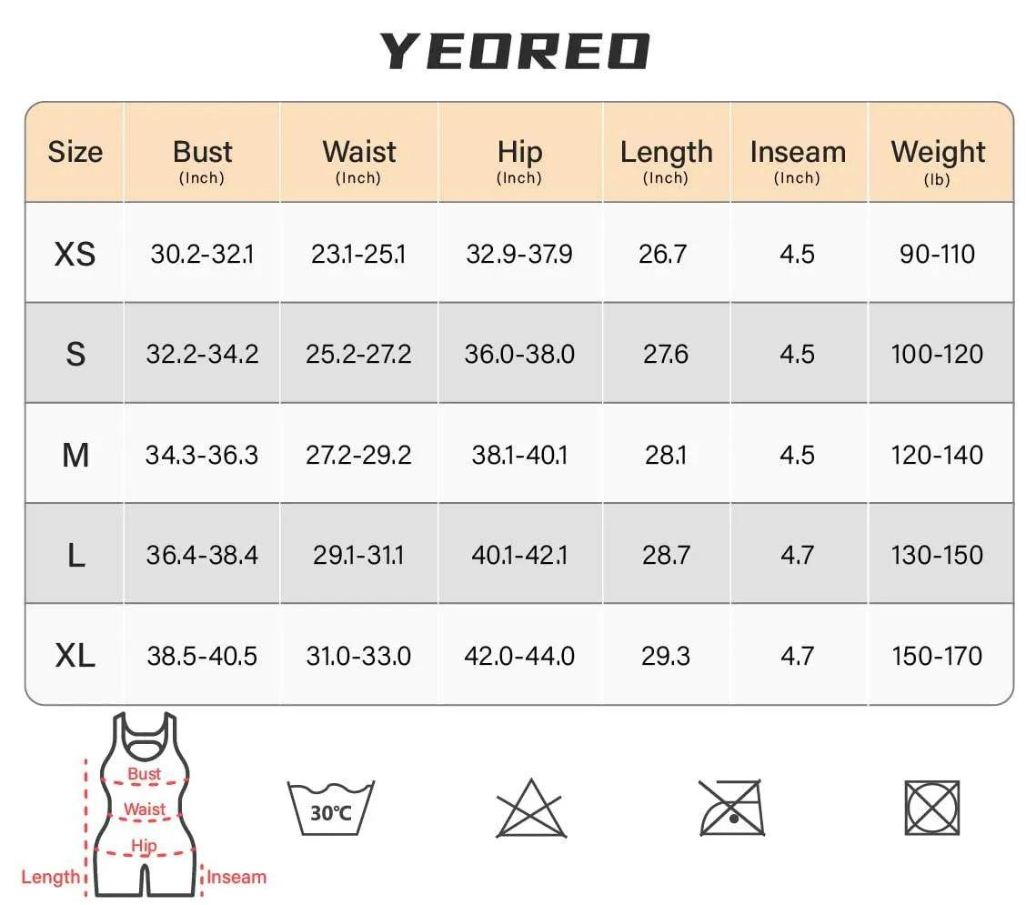 YEOREO One Piece Jumpsuits for Women Sleeveless Backless Workout Jumpsuits Bodycon Scrunch Butt V Back Gym Rompers Wine Red M - Bona Fide Fashion