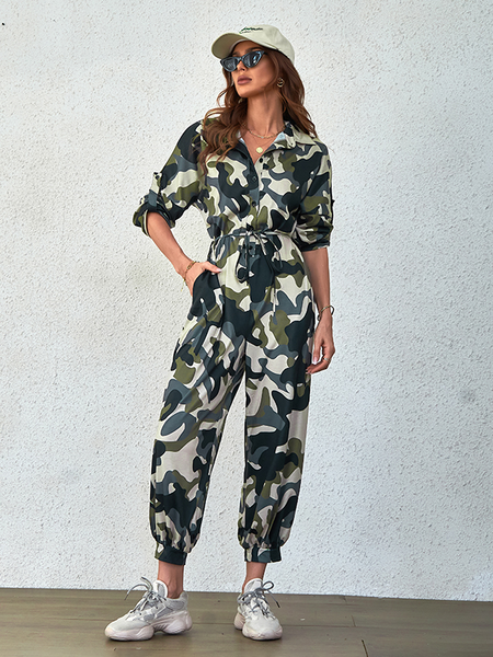 Casual Camouflage Jumpsuit H77VATSLHN