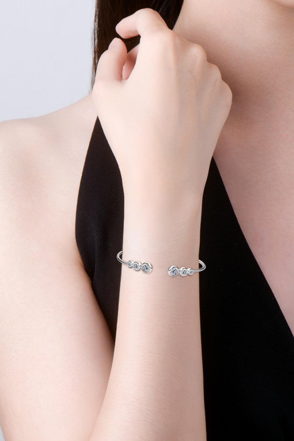 1.8 Carat Sterling Silver Bracelet - Bona Fide Fashion