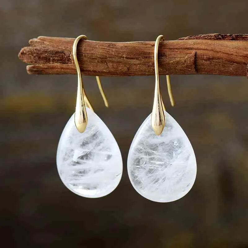 Crystal Dangle Earrings - Bona Fide Fashion