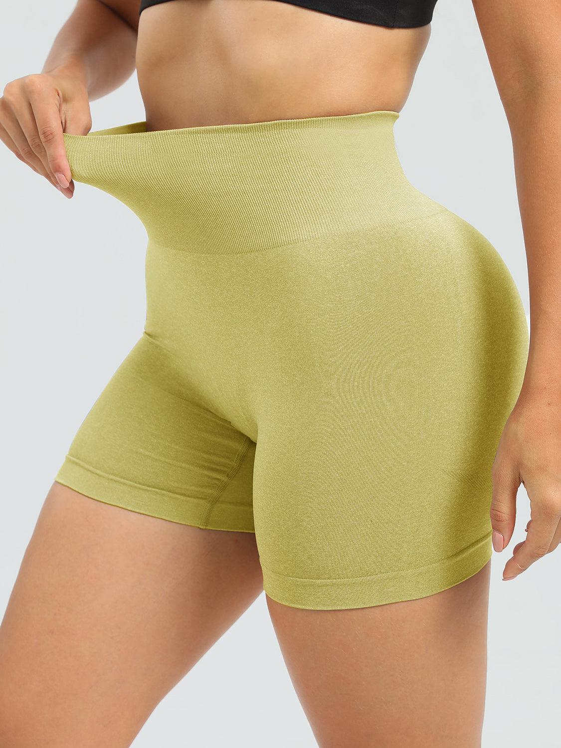 High Waist Active Shorts - Bona Fide Fashion