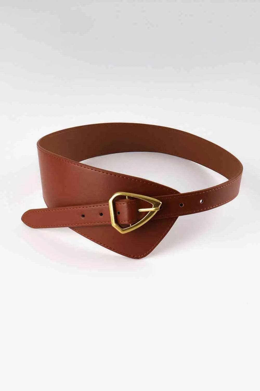 Irregular PU Leather Belt - Bona Fide Fashion