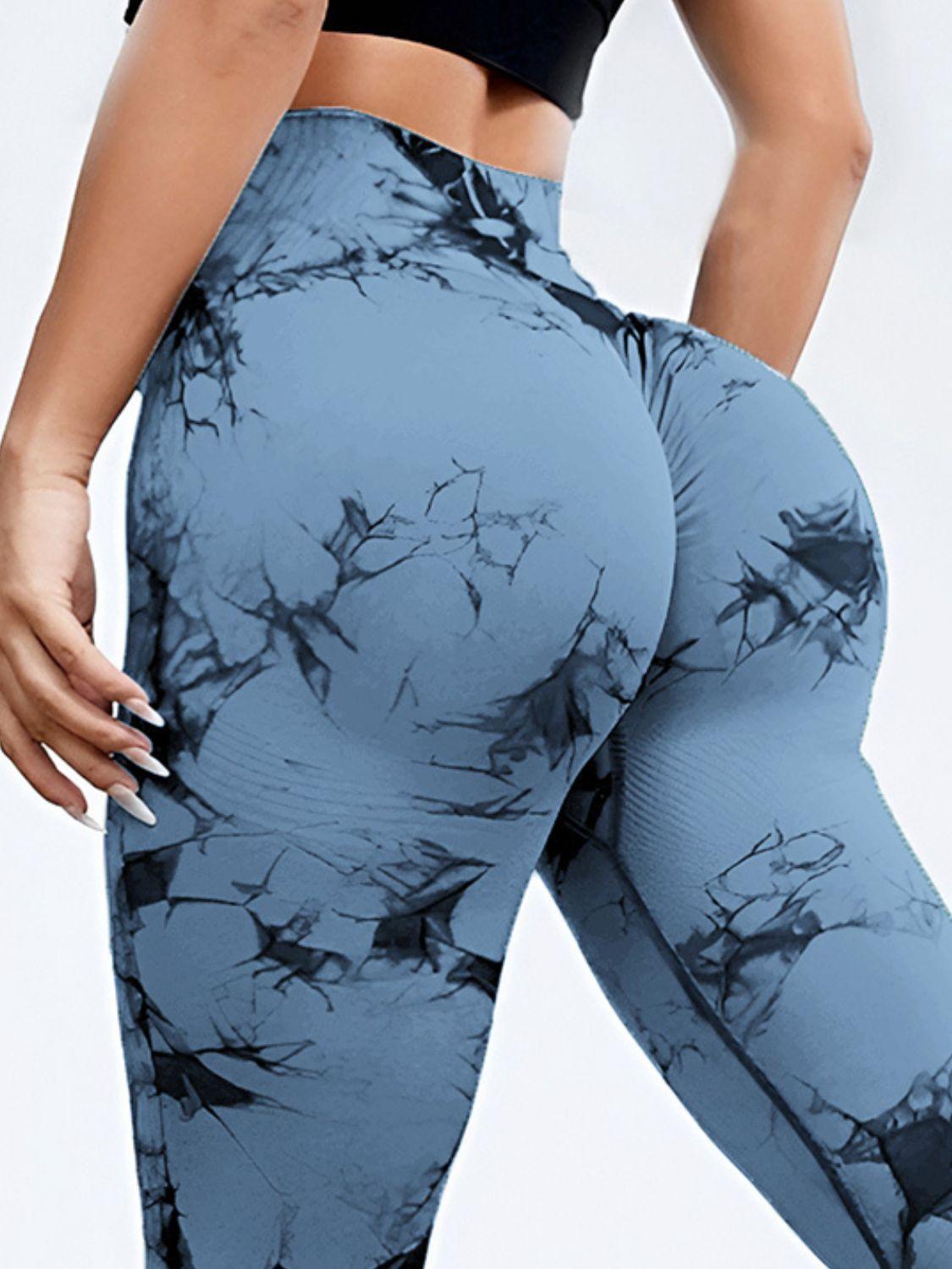 Tie-Dye High Waist Active Leggings - Bona Fide Fashion