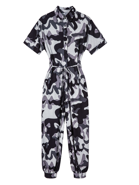 Camo Loose-Fitting Jumpsuit HFL77F6R42