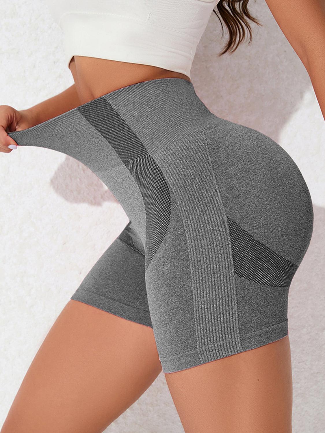 High Waist Active Shorts - Bona Fide Fashion