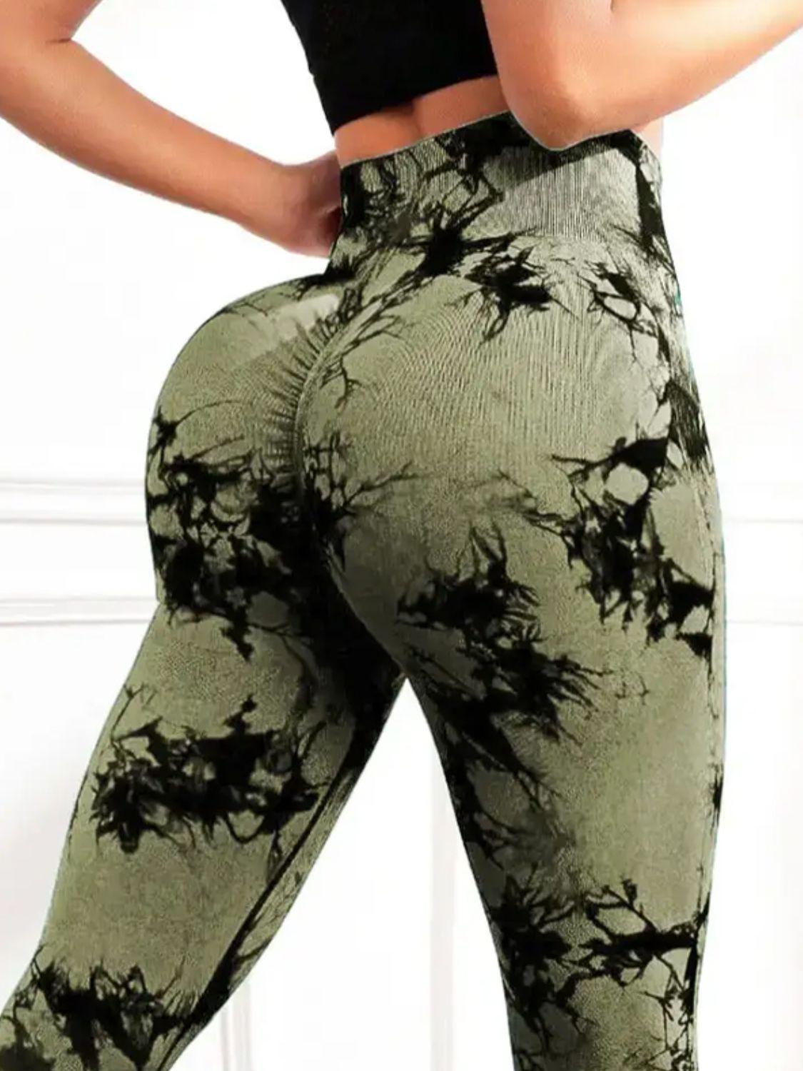 Tie-Dye High Waist Active Leggings - Bona Fide Fashion