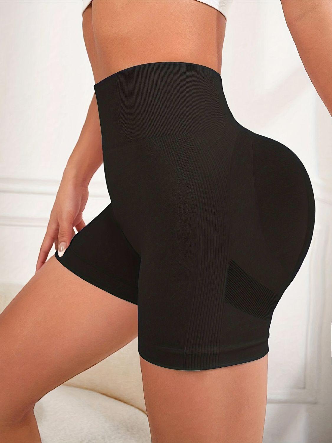 High Waist Active Shorts - Bona Fide Fashion