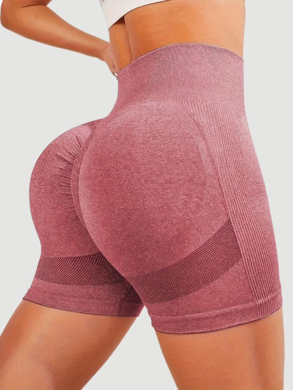 High Waist Active Shorts - Bona Fide Fashion