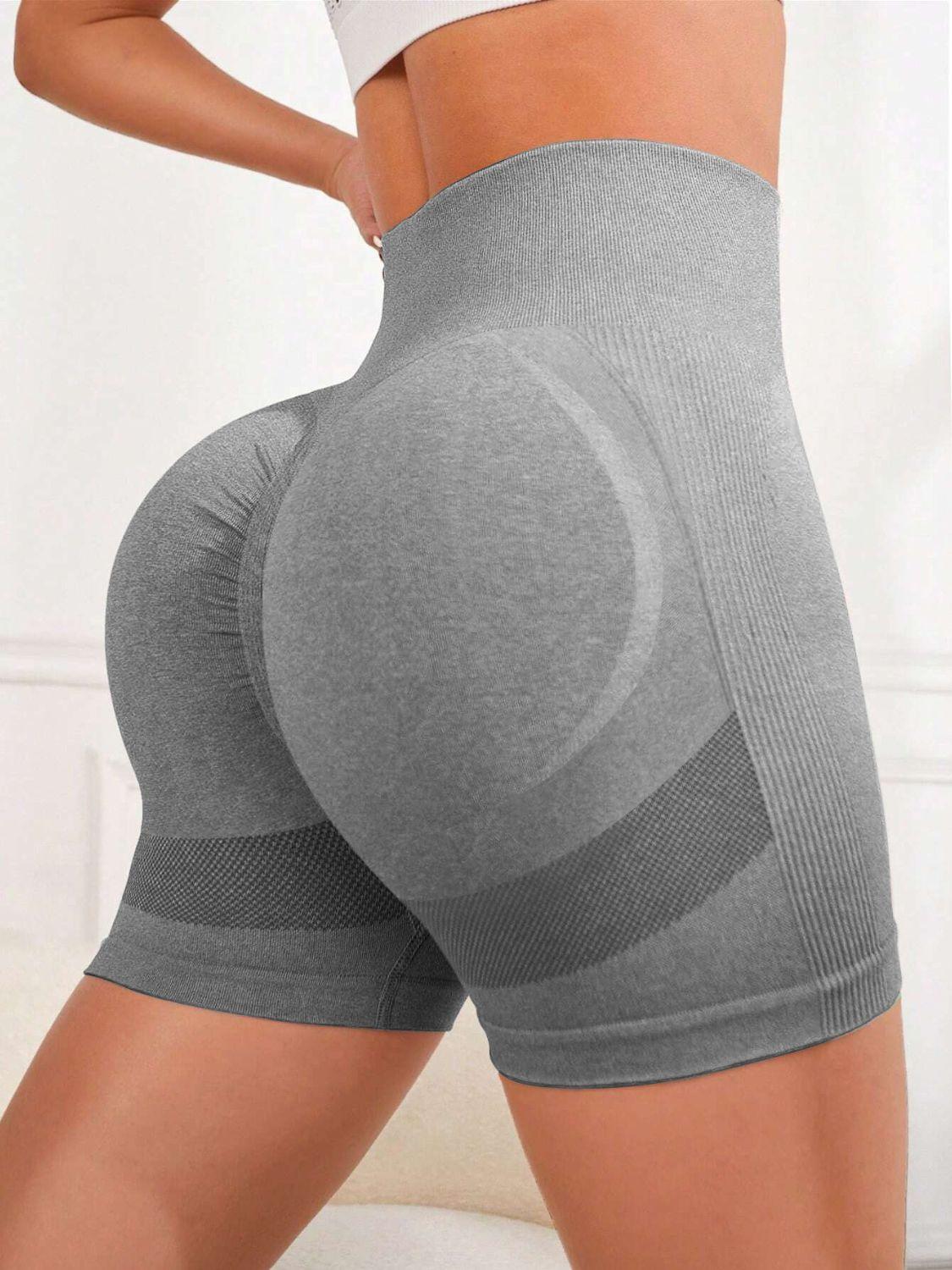 High Waist Active Shorts - Bona Fide Fashion