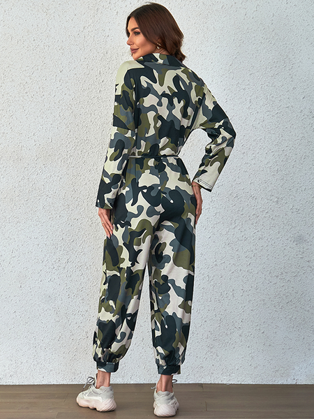 Casual Camouflage Jumpsuit H77VATSLHN