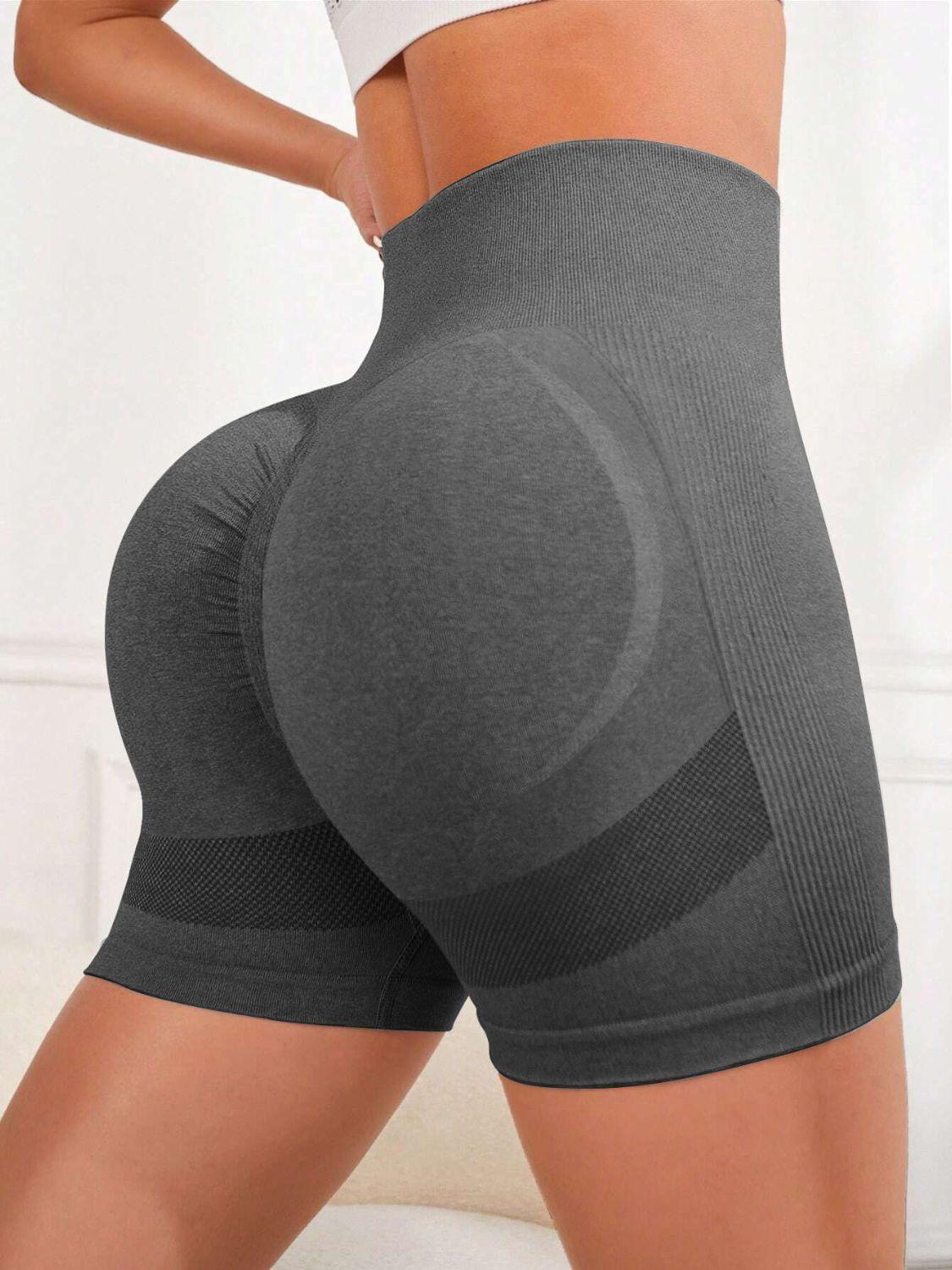 High Waist Active Shorts - Bona Fide Fashion