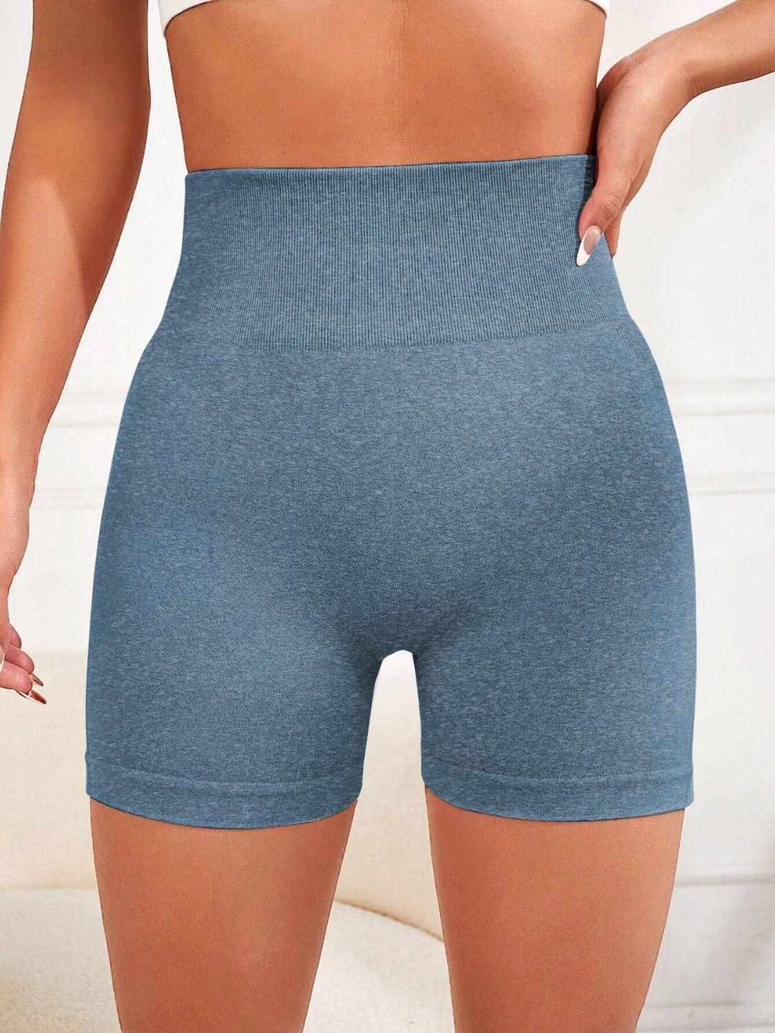 High Waist Active Shorts - Bona Fide Fashion