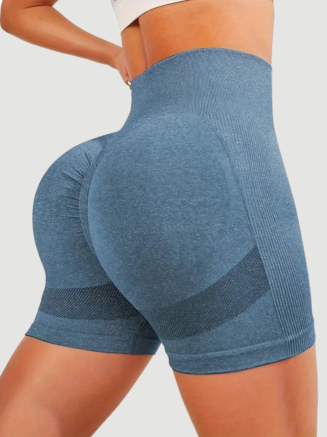 High Waist Active Shorts - Bona Fide Fashion