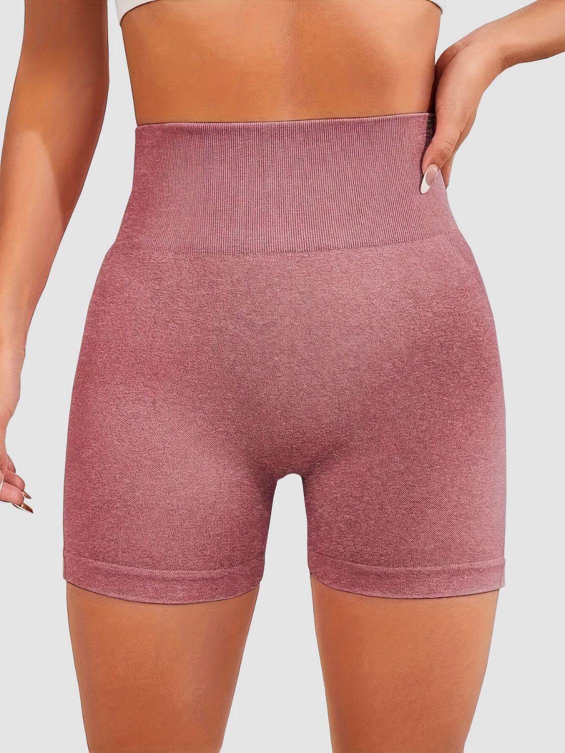 High Waist Active Shorts - Bona Fide Fashion