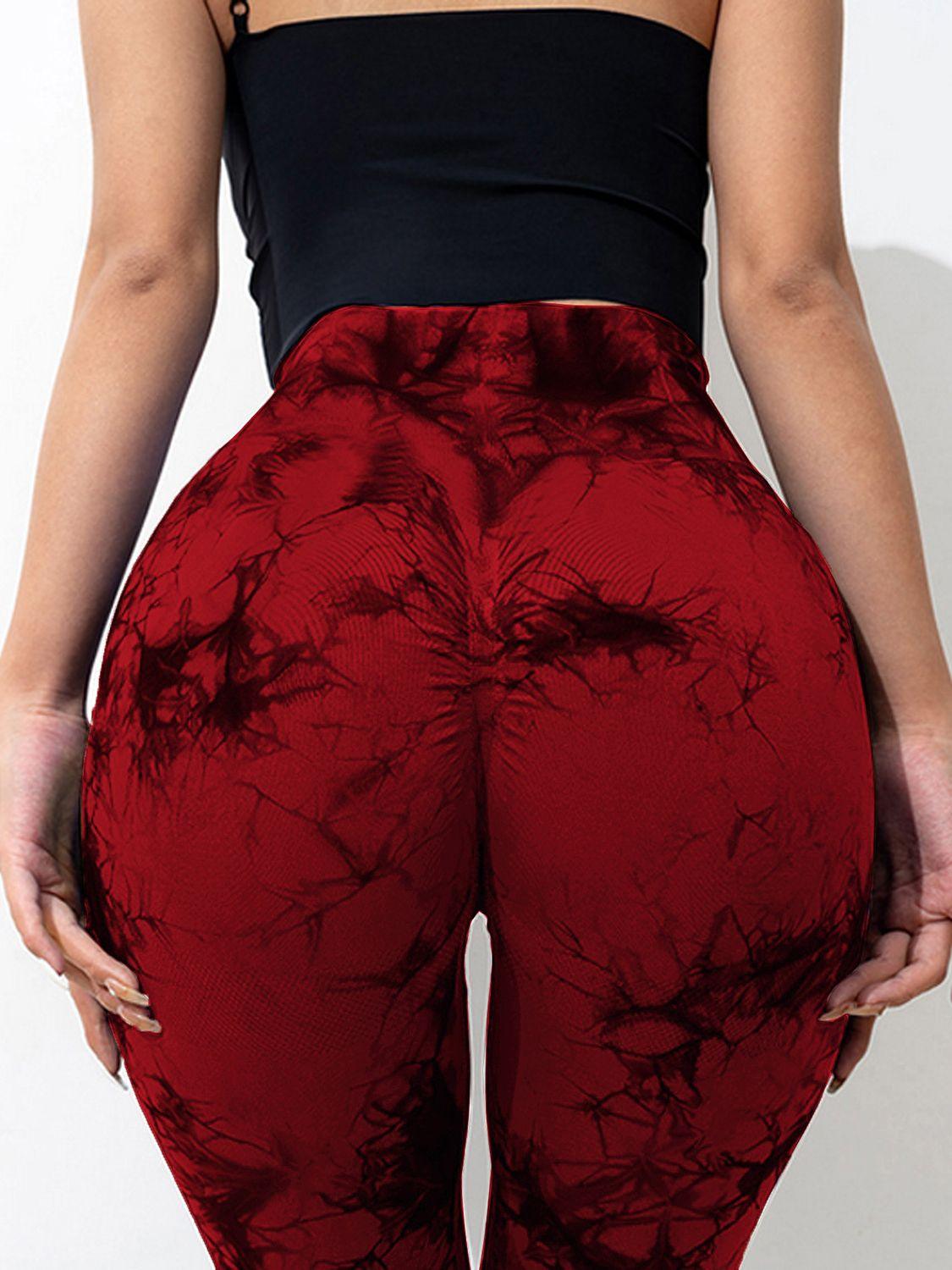 Tie-Dye High Waist Active Leggings - Bona Fide Fashion