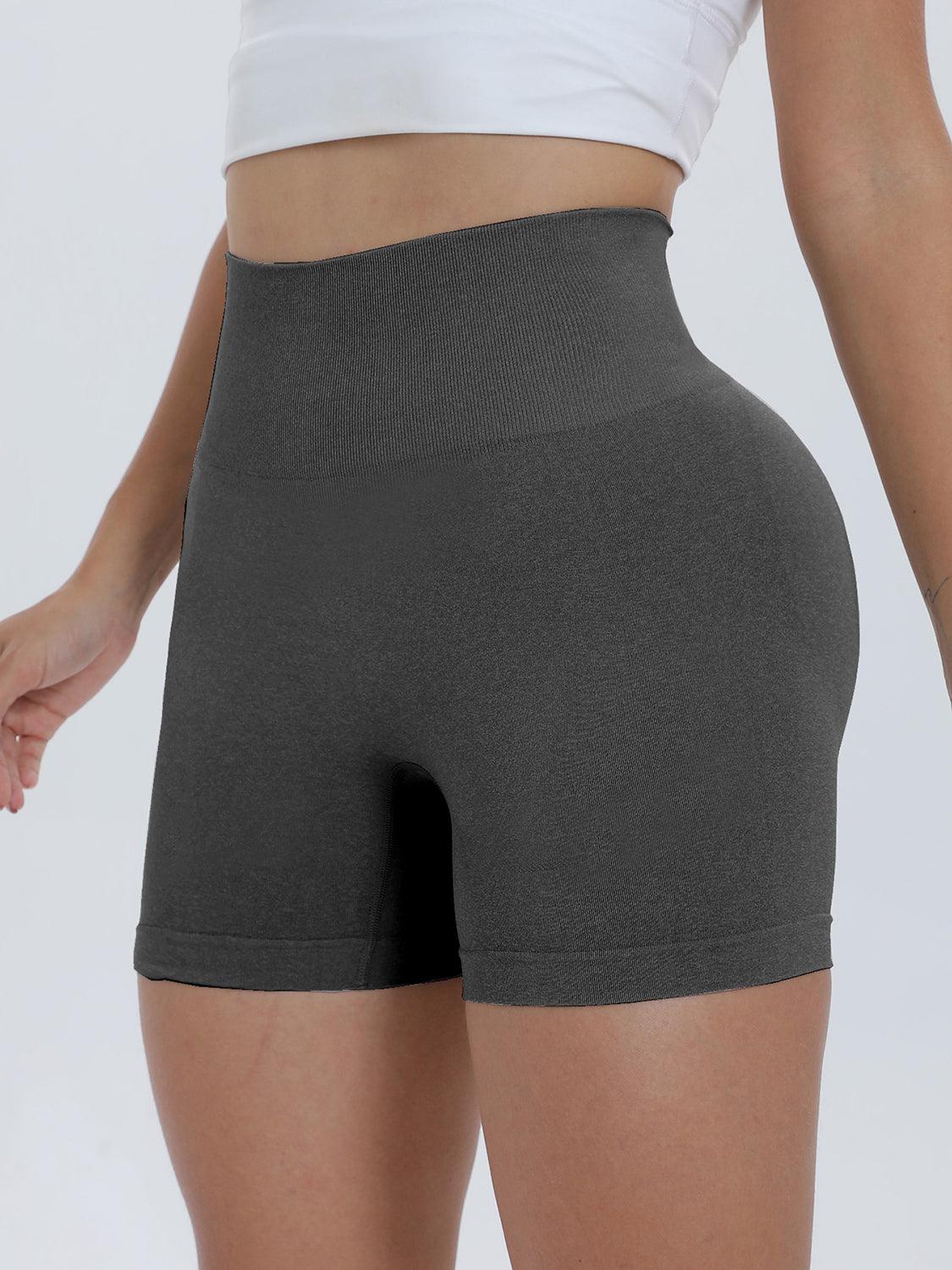 High Waist Active Shorts - Bona Fide Fashion