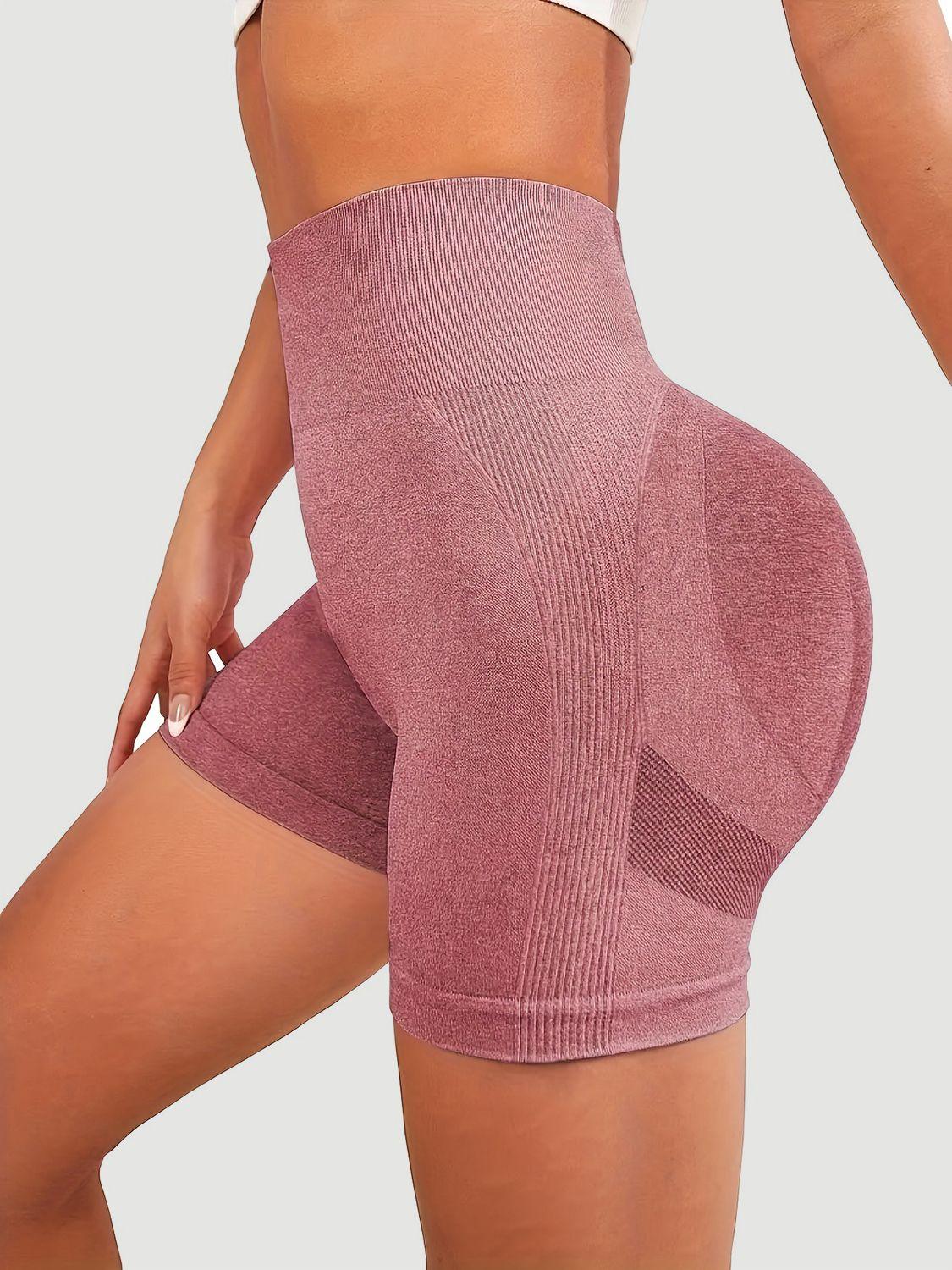 High Waist Active Shorts - Bona Fide Fashion