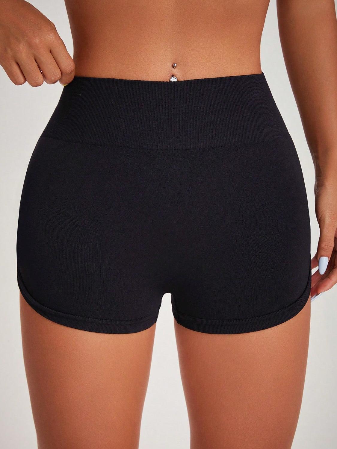 High Waist Active Shorts - Bona Fide Fashion