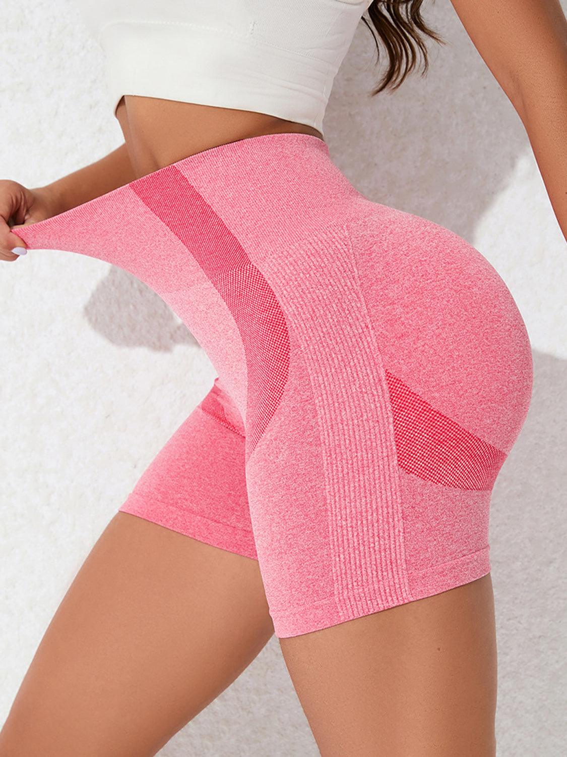 High Waist Active Shorts - Bona Fide Fashion