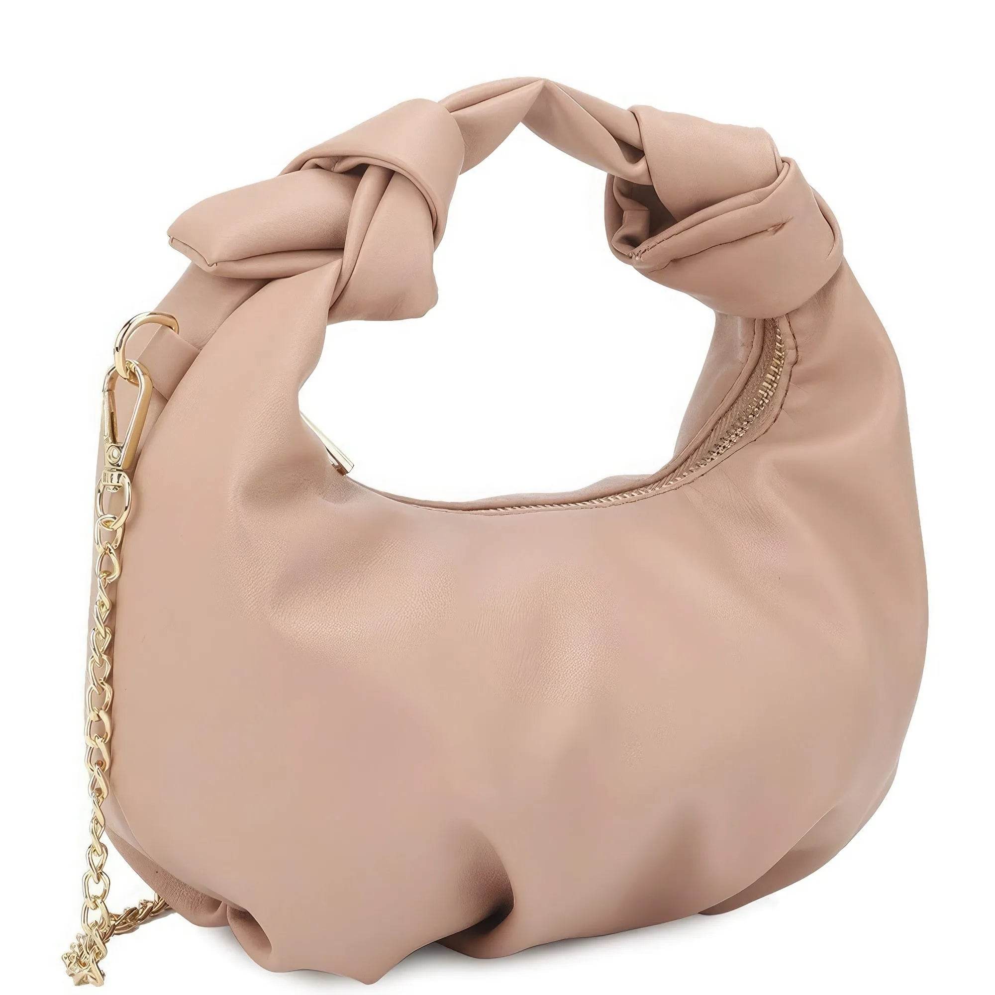 Smooth Round Handle Zipper Bag - Bona Fide Fashion