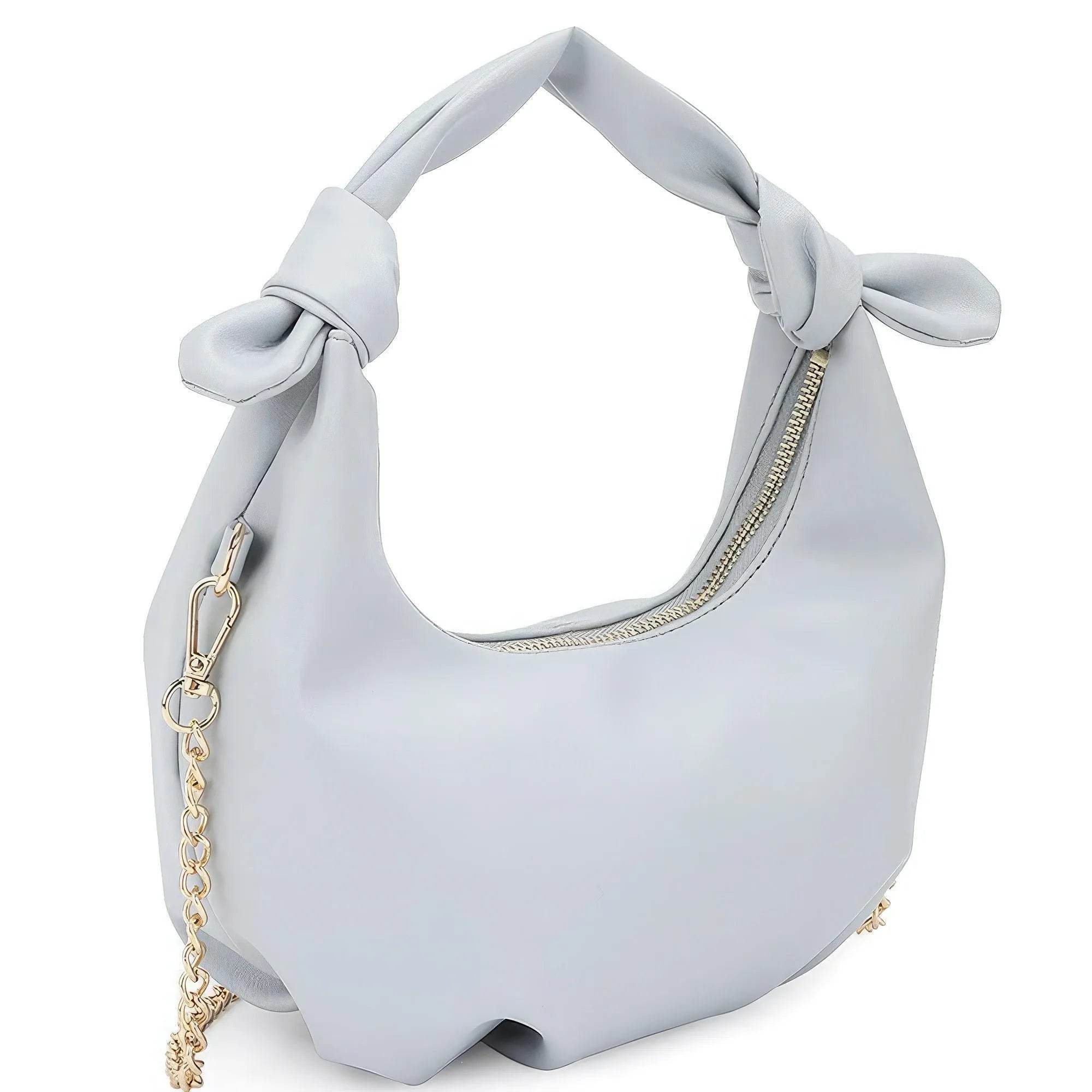 Smooth Round Handle Zipper Bag - Bona Fide Fashion