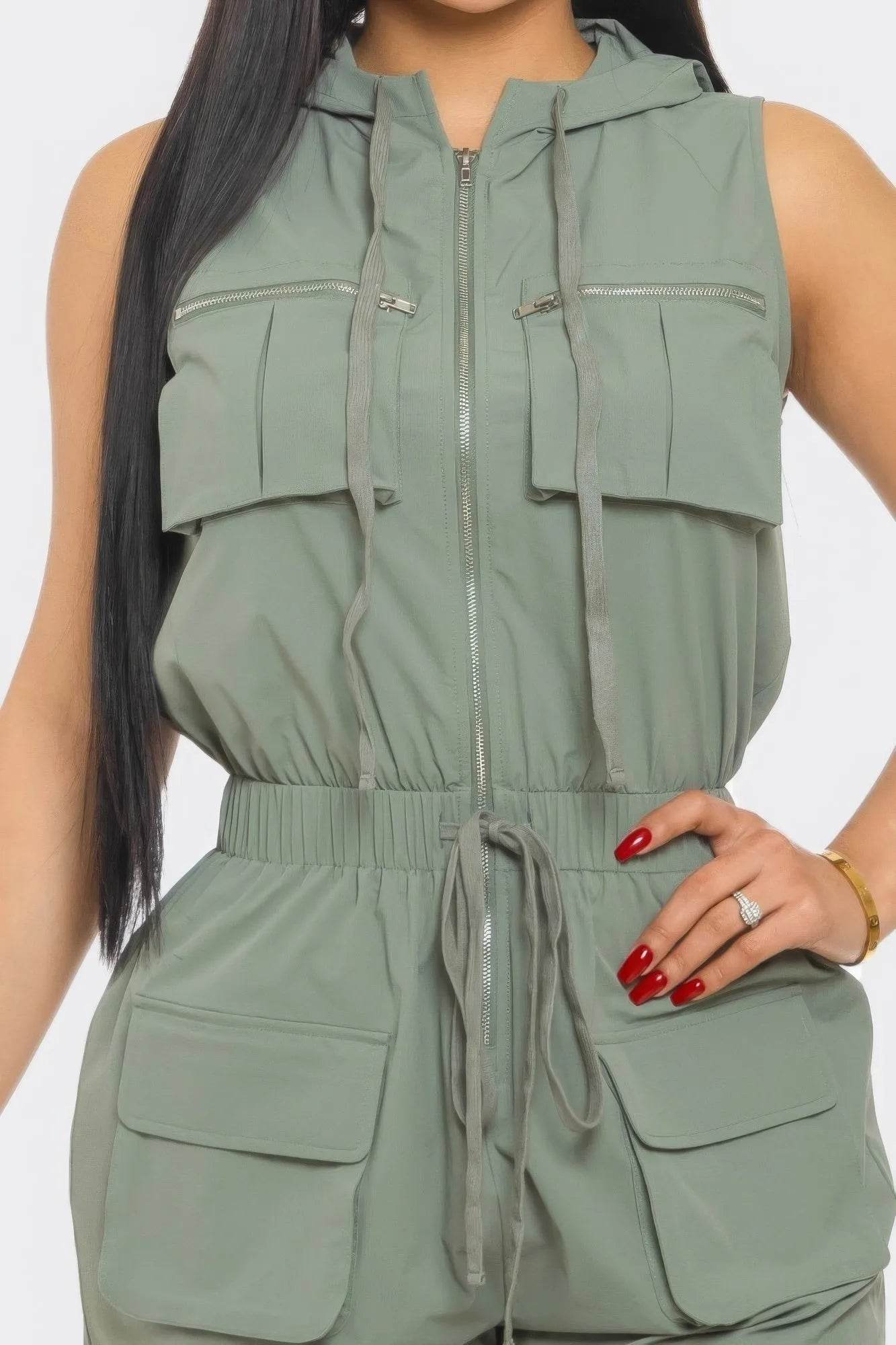 Cargo Jumpsuit - Bona Fide Fashion