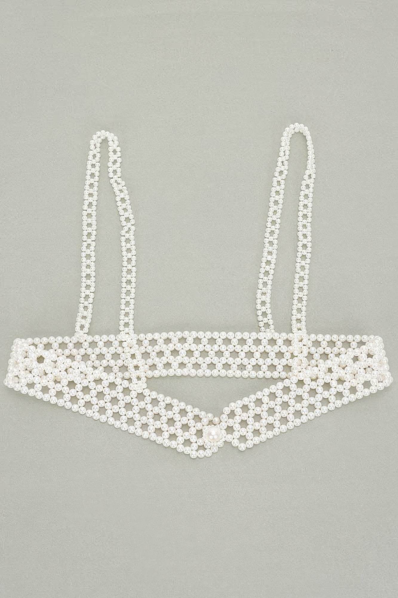 Faux Pearl Harness - Bona Fide Fashion