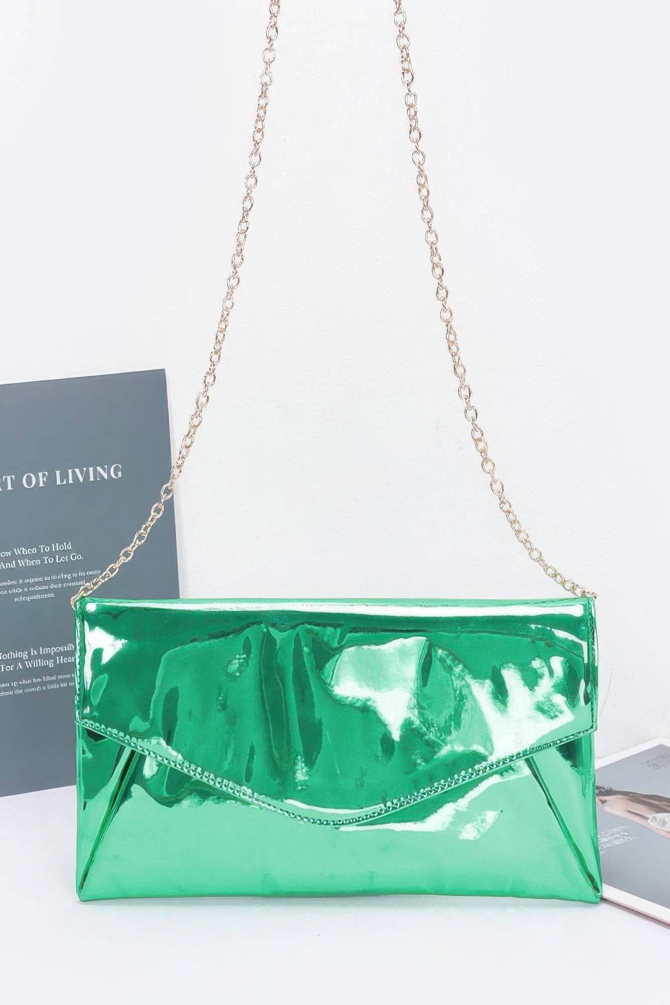 Mirror Envelope Clutch - Bona Fide Fashion
