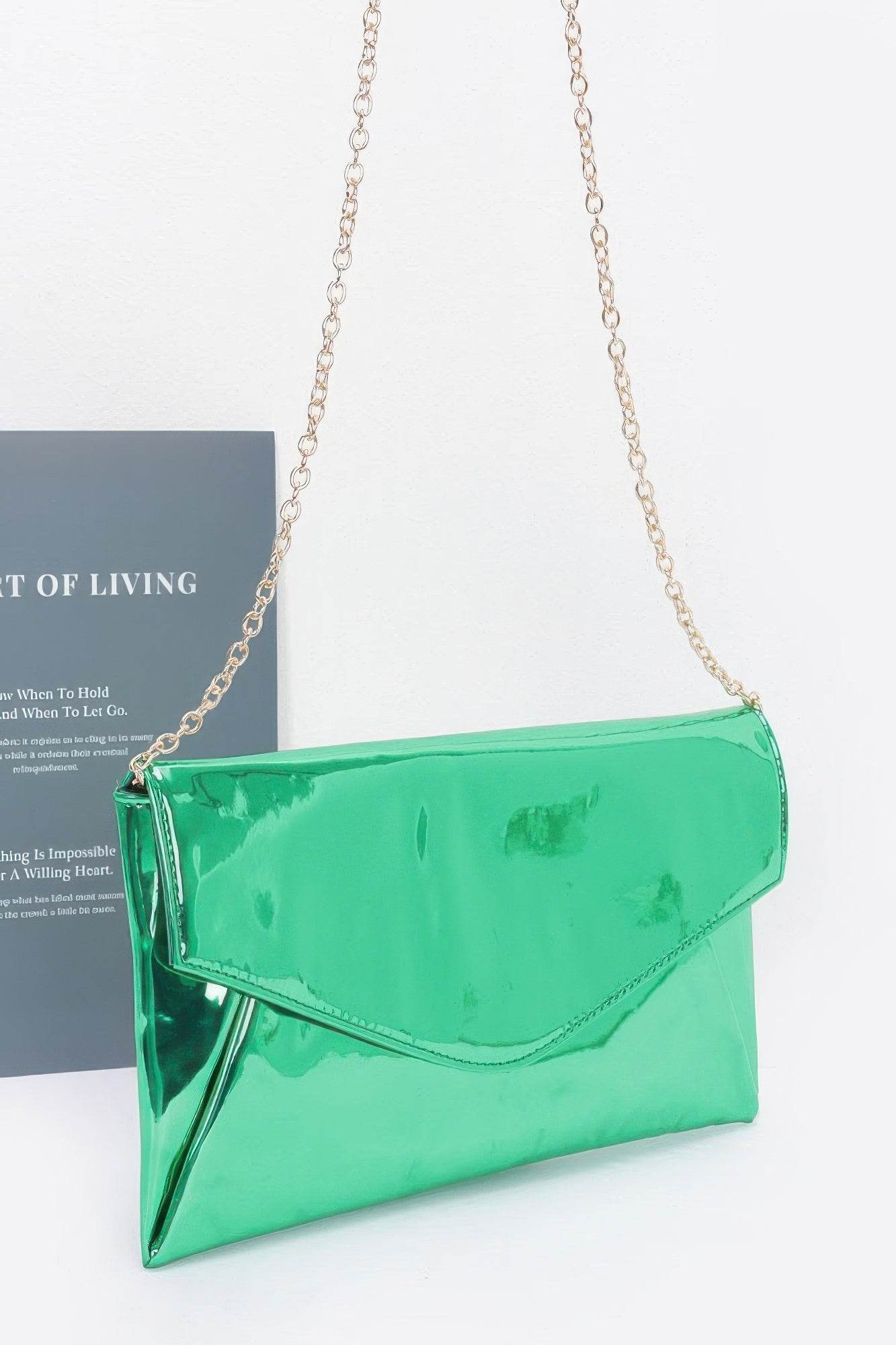 Mirror Envelope Clutch - Bona Fide Fashion