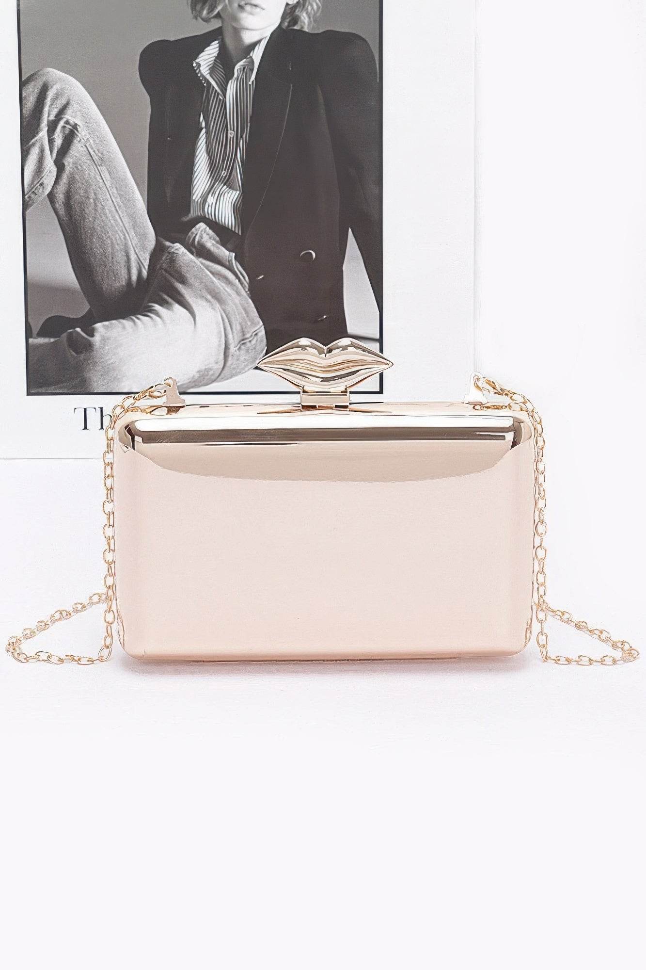 Simple Metal Clutch - Bona Fide Fashion