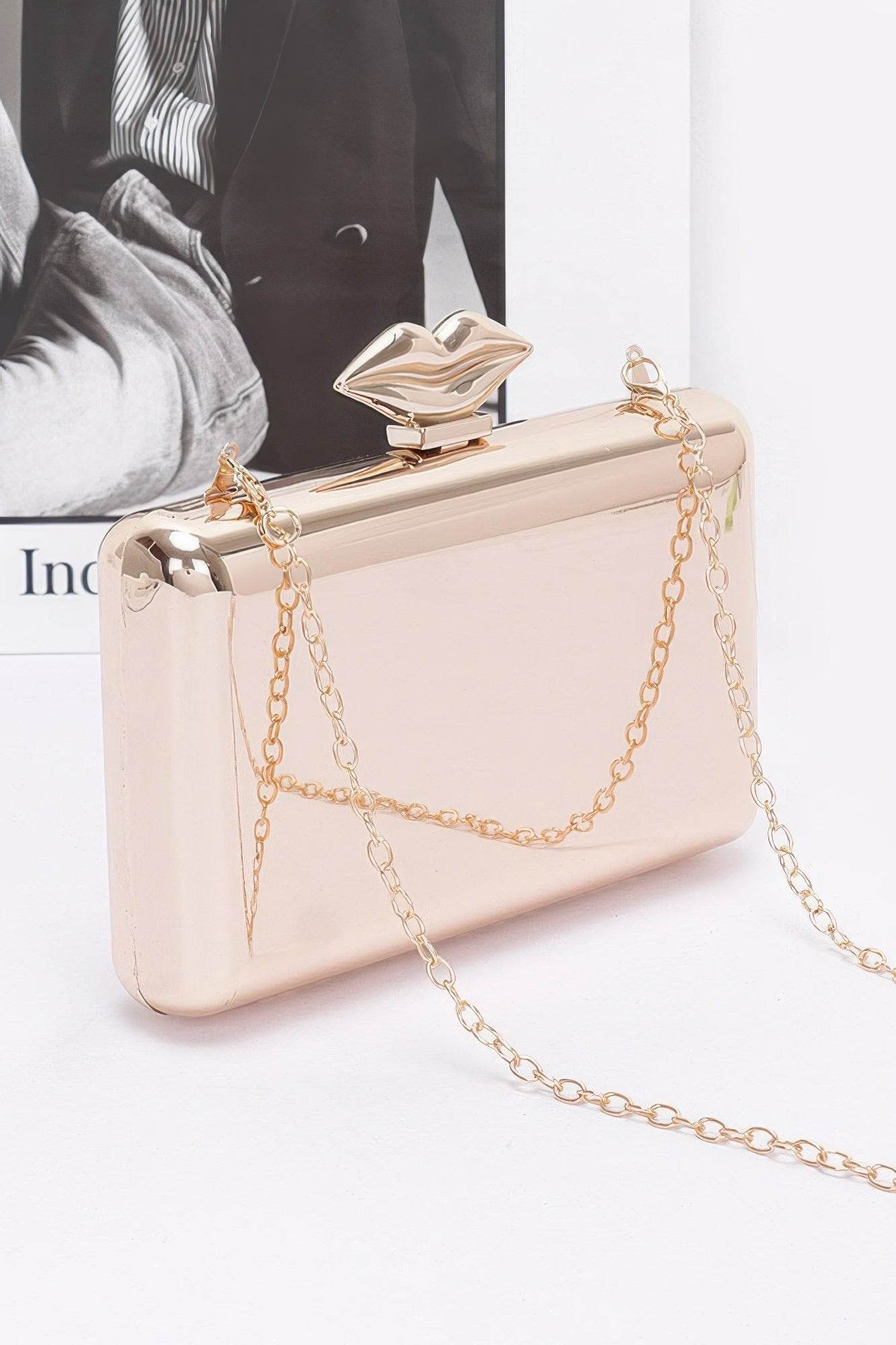 Simple Metal Clutch - Bona Fide Fashion
