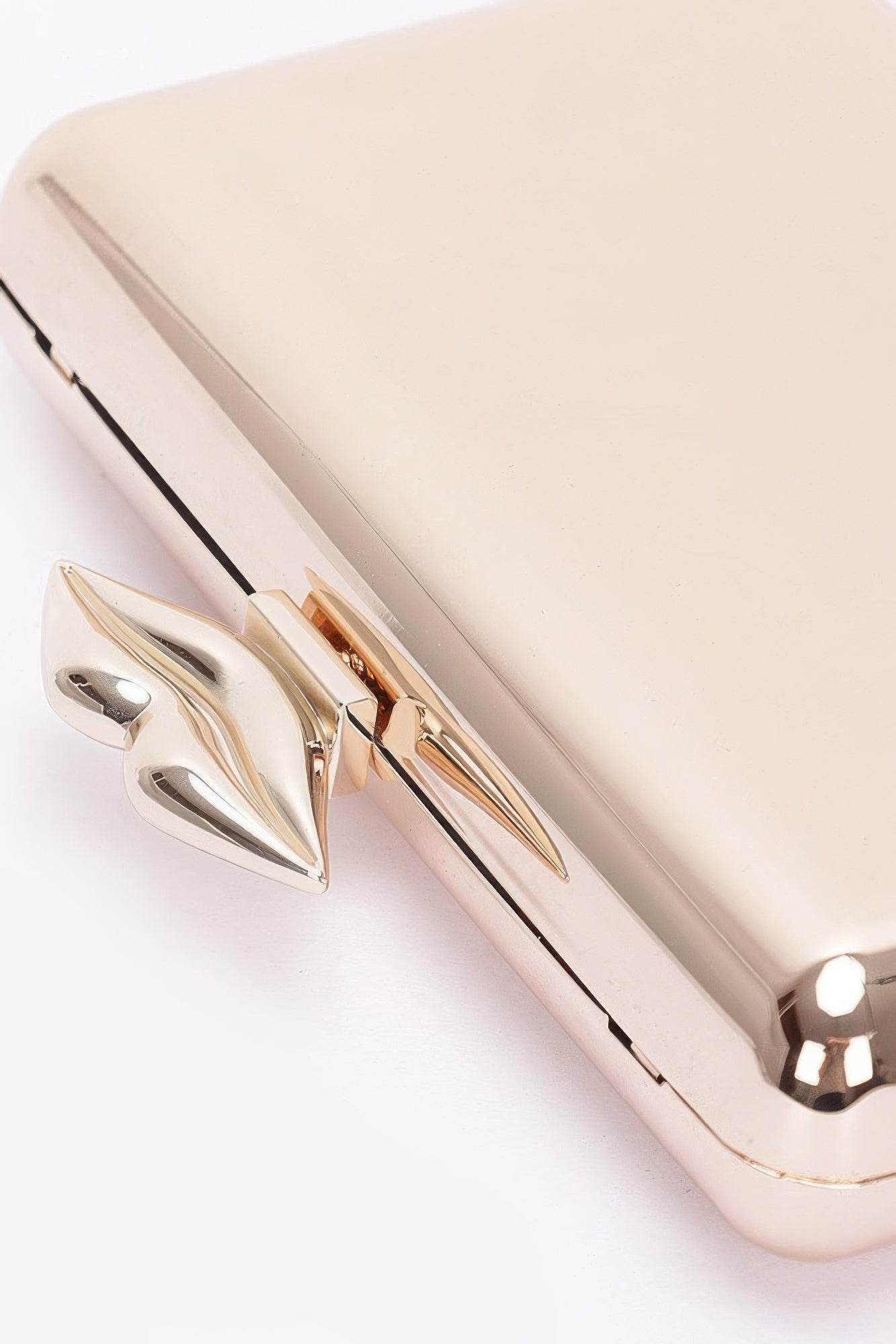 Simple Metal Clutch - Bona Fide Fashion