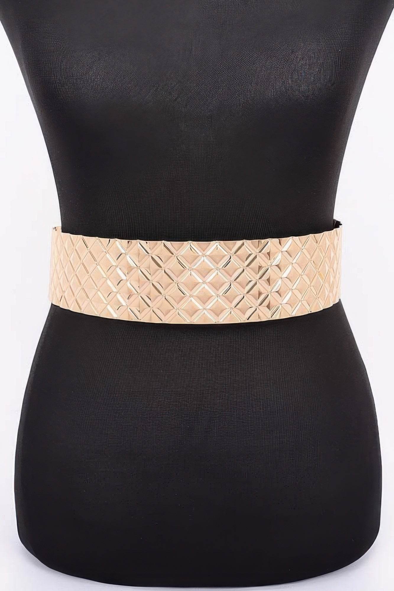 Metal Waist Belt - Bona Fide Fashion
