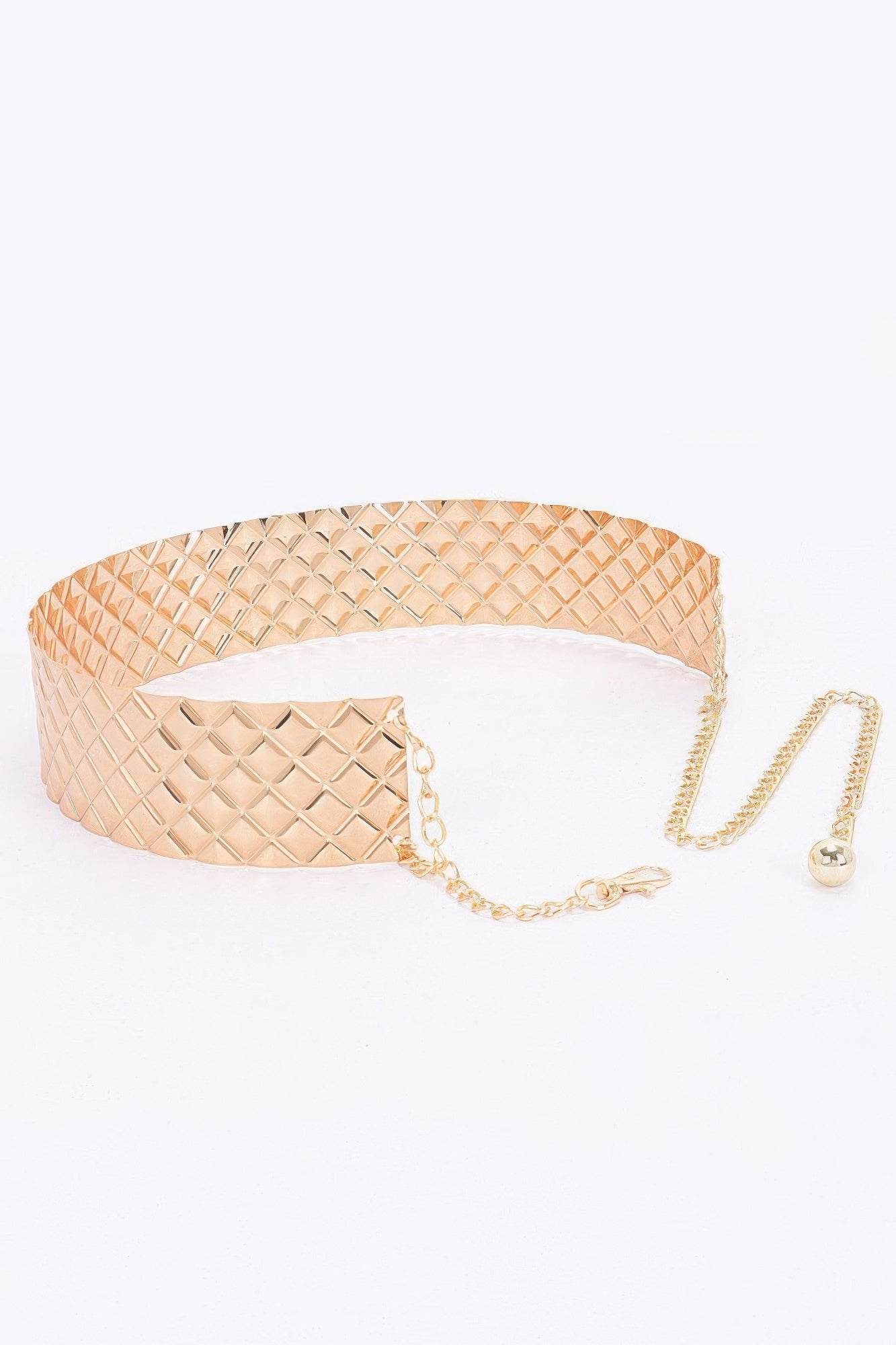 Metal Waist Belt - Bona Fide Fashion