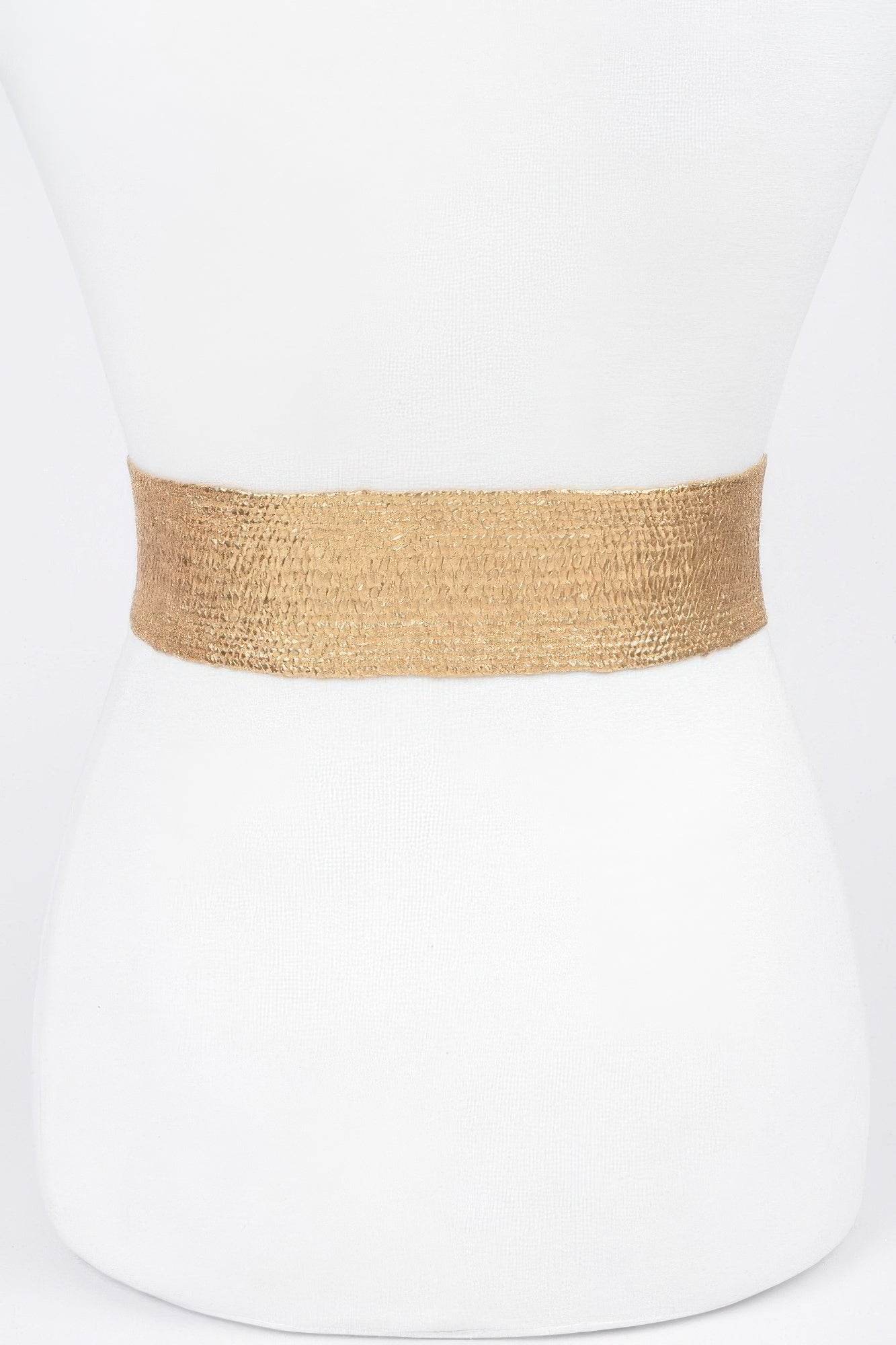 Rhinestone Elastic Belt - Bona Fide Fashion