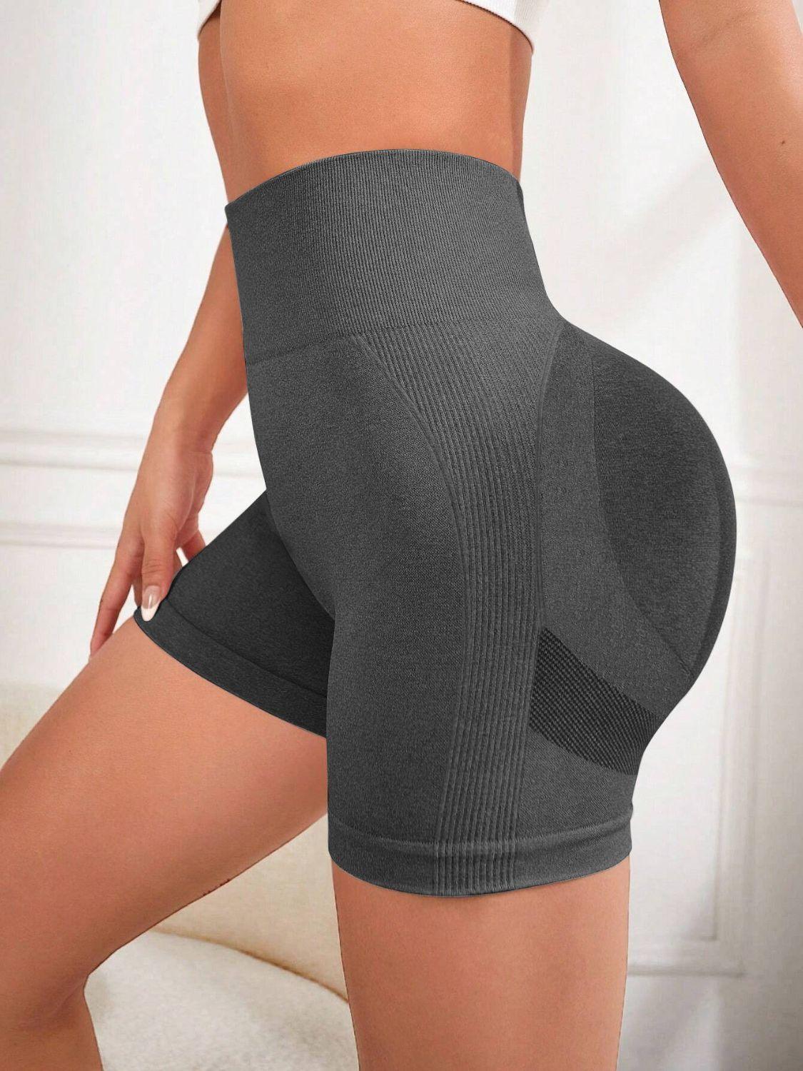 High Waist Active Shorts - Bona Fide Fashion