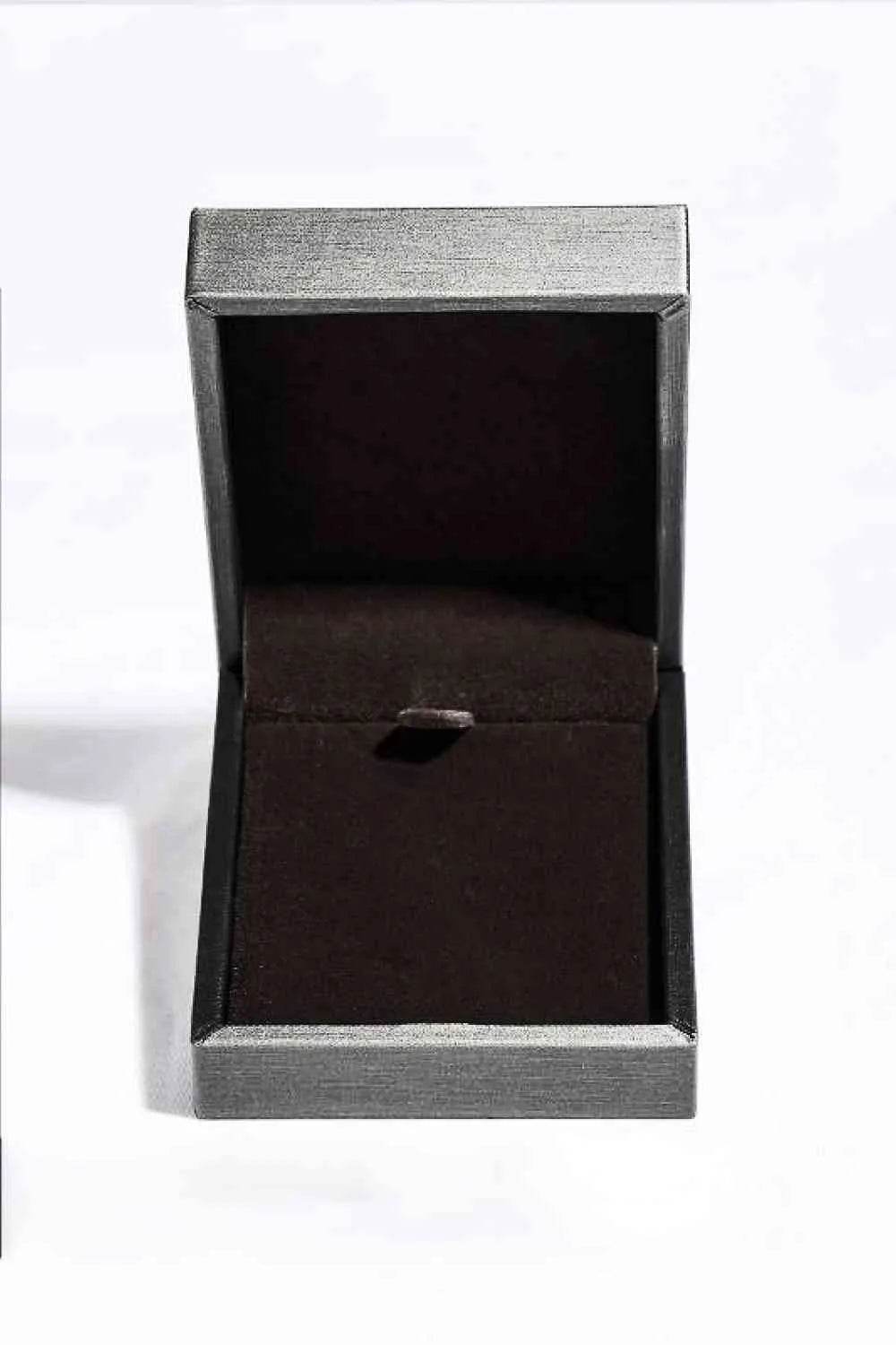 Lab-Grown Emerald Rectangle Pendant Necklace - Bona Fide Fashion