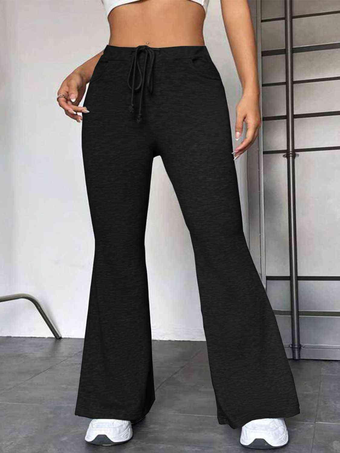 Bona Fide Fashion - Drawstring Sweatpants with Pockets - Women Fashion - Bona Fide Fashion