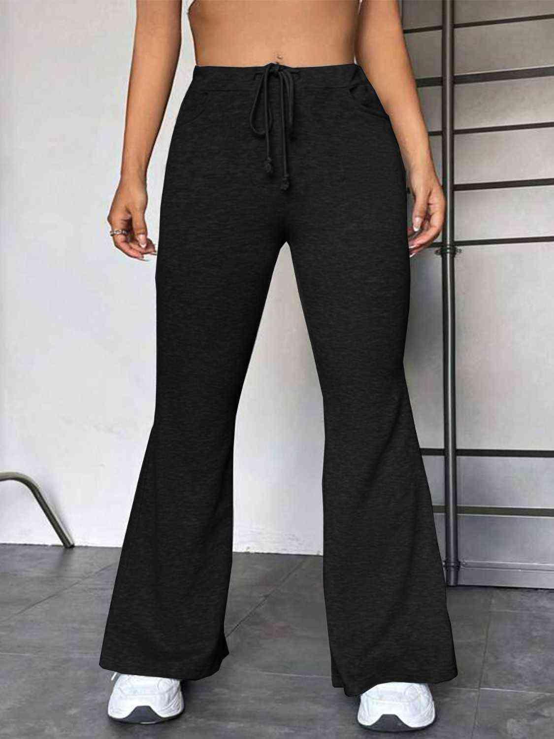 Bona Fide Fashion - Drawstring Sweatpants with Pockets - Women Fashion - Bona Fide Fashion