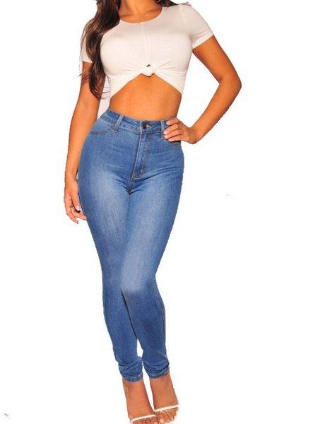 Bona Fide Fashion - Essential High Rise Skinny Jeans - Women Fashion H7XHRQW82K - Bona Fide Fashion