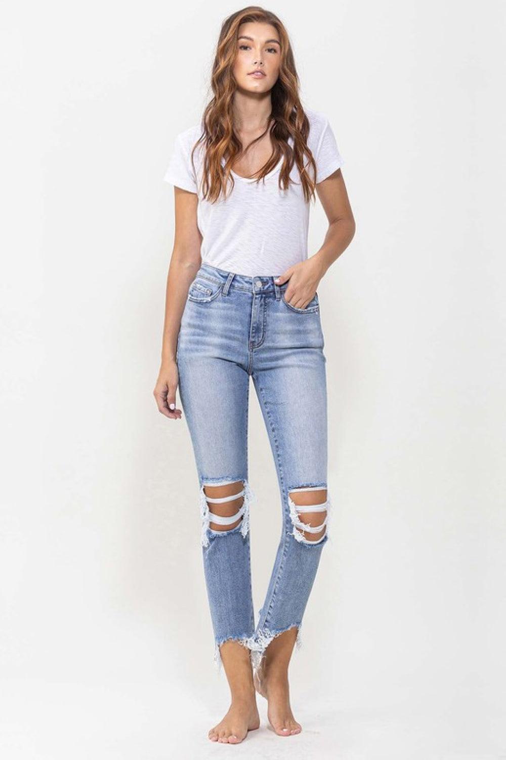 Bona Fide Fashion - Full Size Courtney Super High Rise Kick Flare Jeans - Women Fashion - Bona Fide Fashion