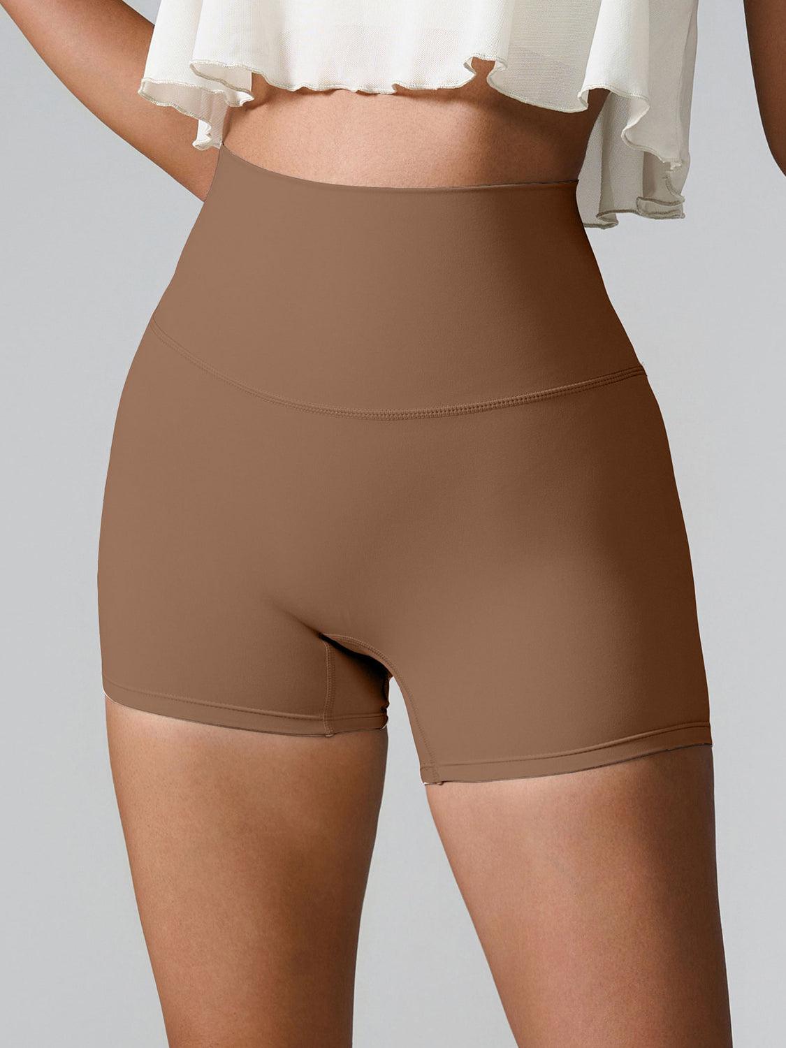 Bona Fide Fashion - High Waist Active Shorts - Women Fashion - Bona Fide Fashion