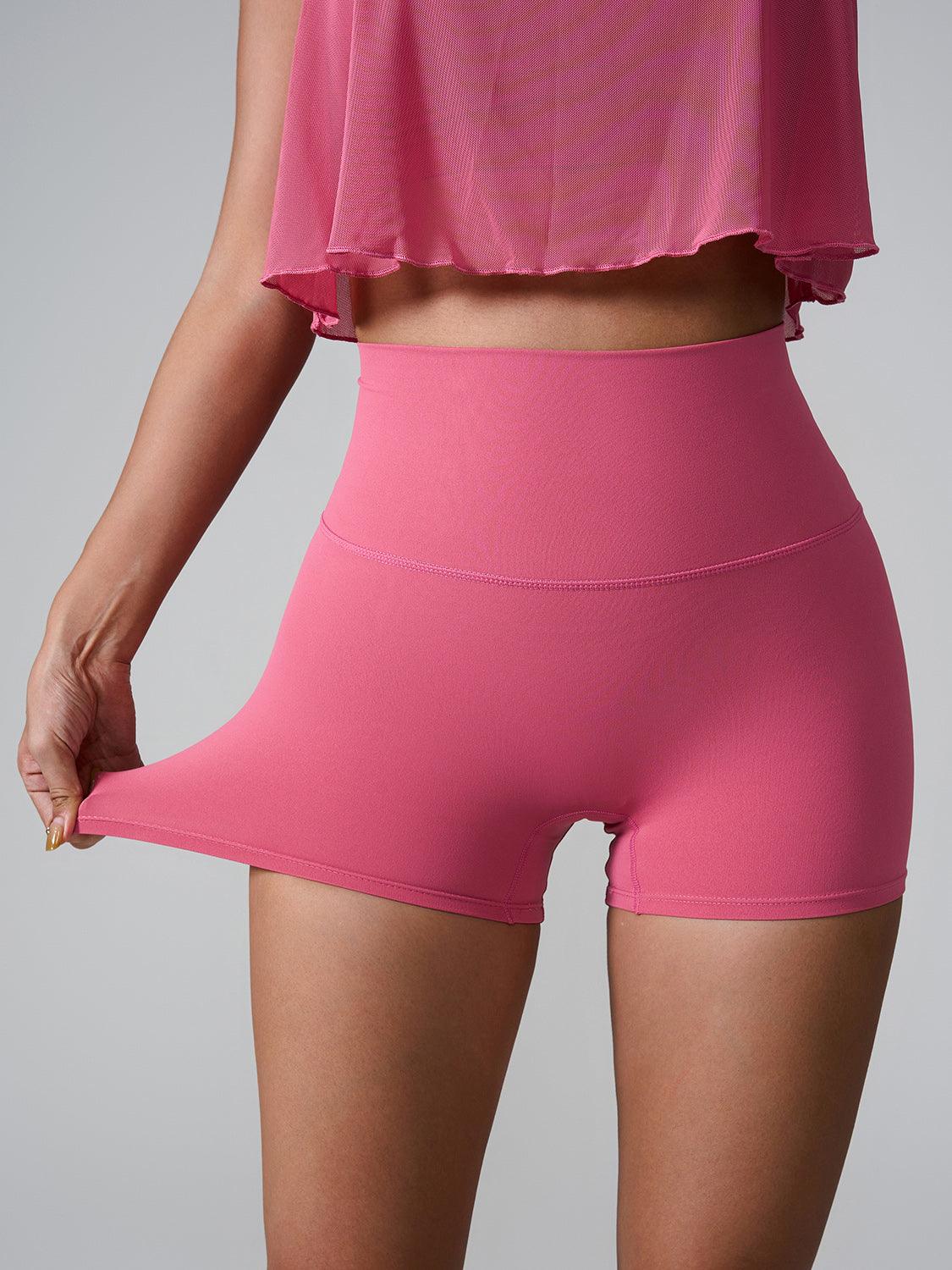 Bona Fide Fashion - High Waist Active Shorts - Women Fashion - Bona Fide Fashion