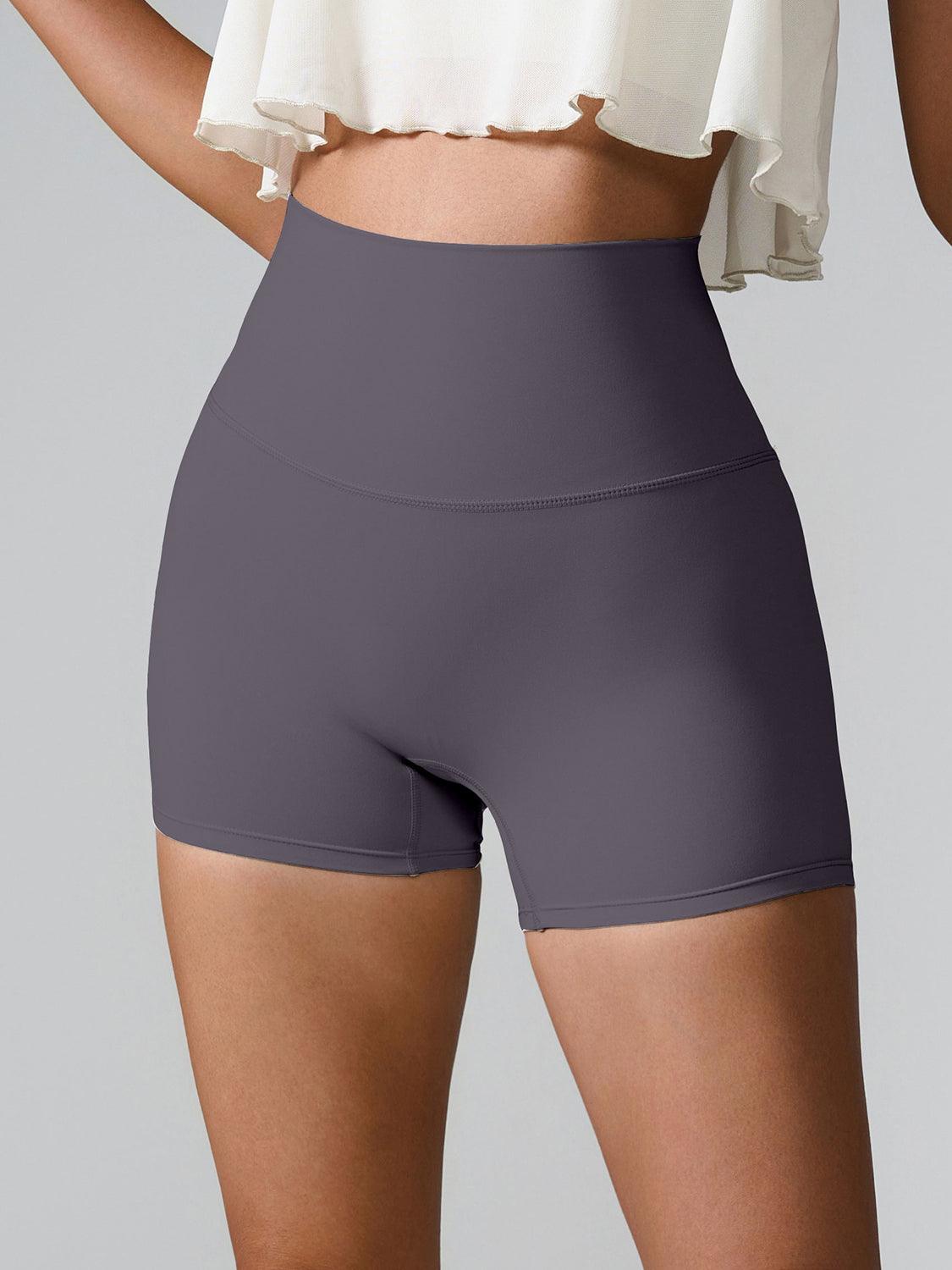 Bona Fide Fashion - High Waist Active Shorts - Women Fashion - Bona Fide Fashion