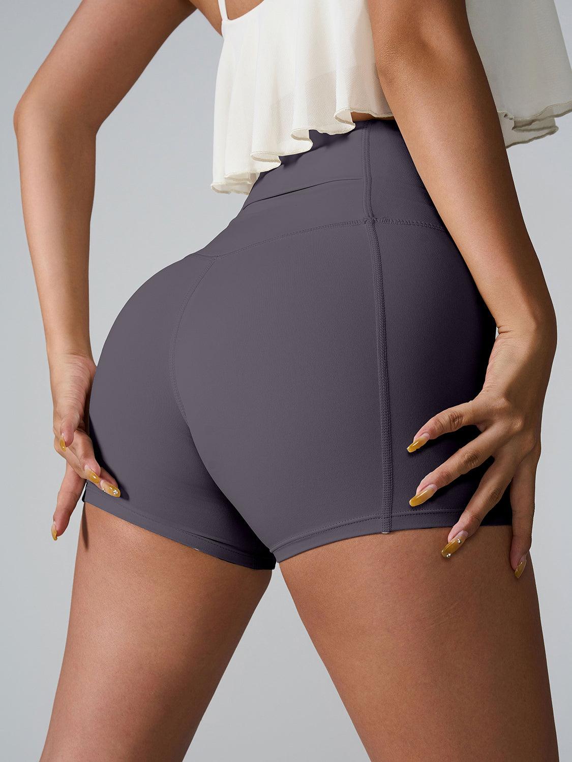 Bona Fide Fashion - High Waist Active Shorts - Women Fashion - Bona Fide Fashion