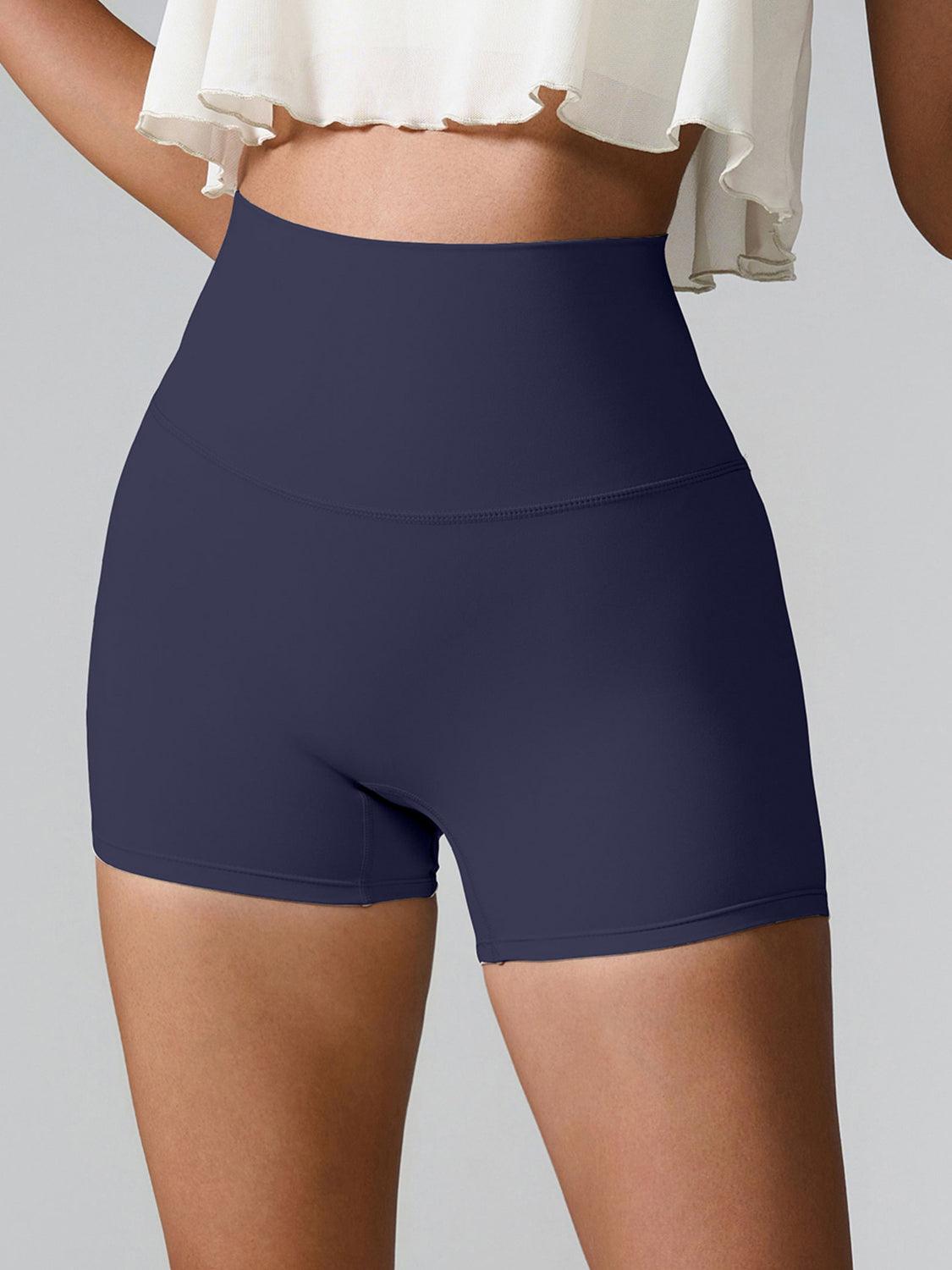 Bona Fide Fashion - High Waist Active Shorts - Women Fashion - Bona Fide Fashion