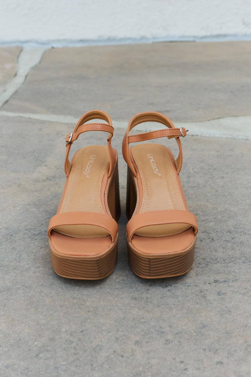 Bona Fide Fashion - Platform Heel Sandals - Women Fashion - Bona Fide Fashion