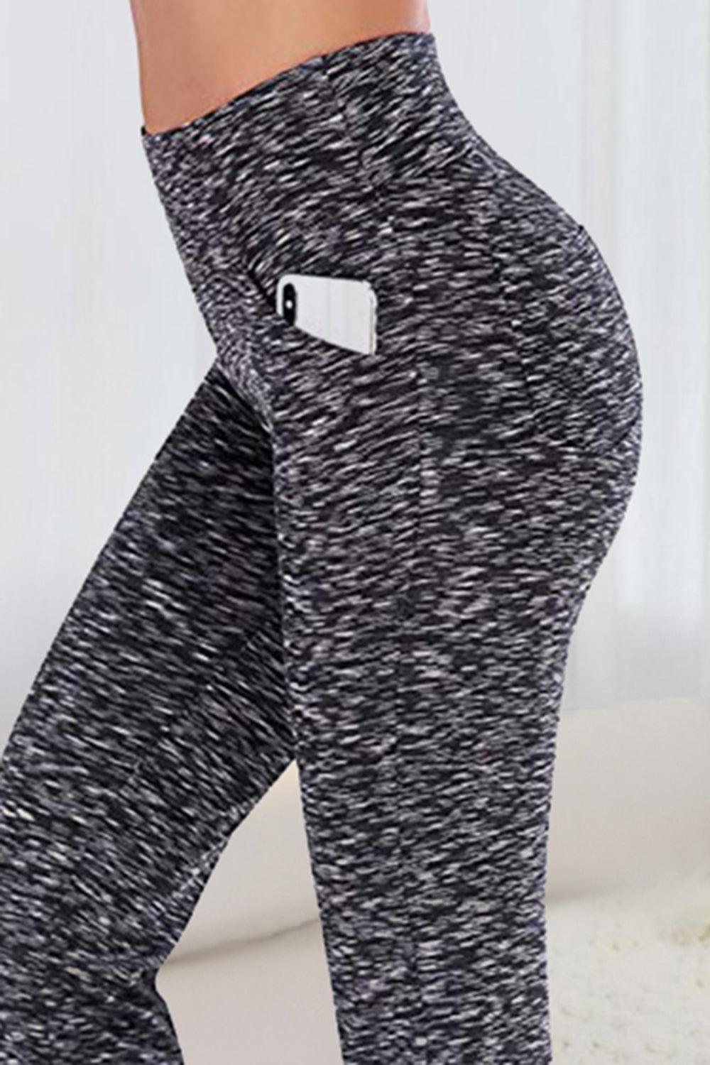 Bona Fide Fashion - Pocketed High Waist Active Pants - Women Fashion - Bona Fide Fashion