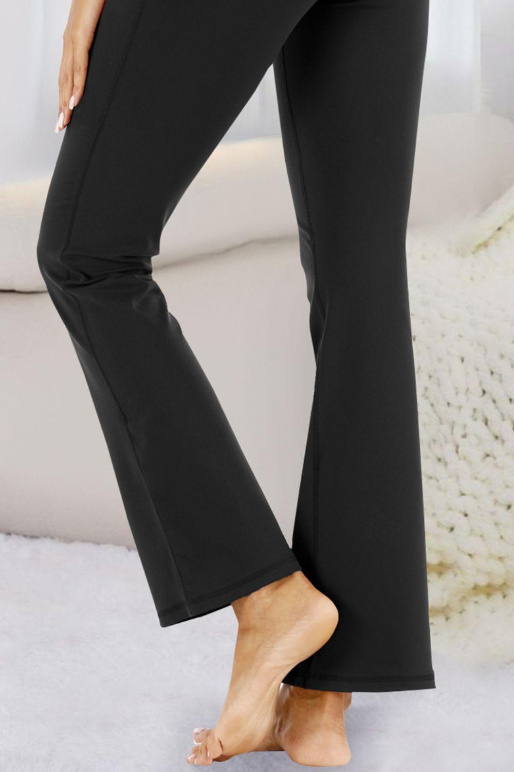 Bona Fide Fashion - Pocketed High Waist Active Pants - Women Fashion - Bona Fide Fashion